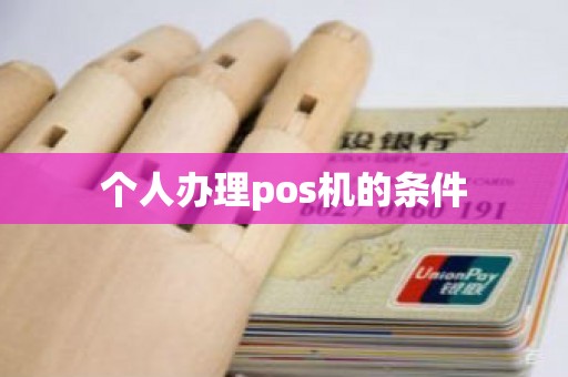 个人办理pos机的条件