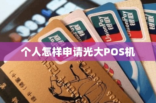 个人怎样申请光大POS机