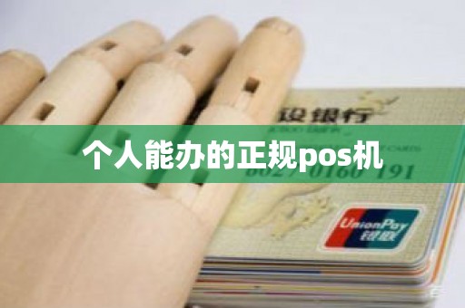 个人能办的正规pos机