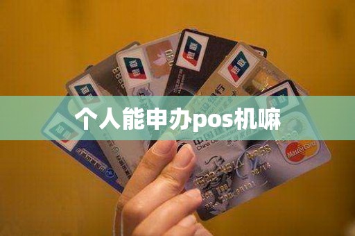 个人能申办pos机嘛