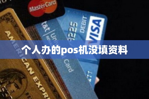 个人办的pos机没填资料
