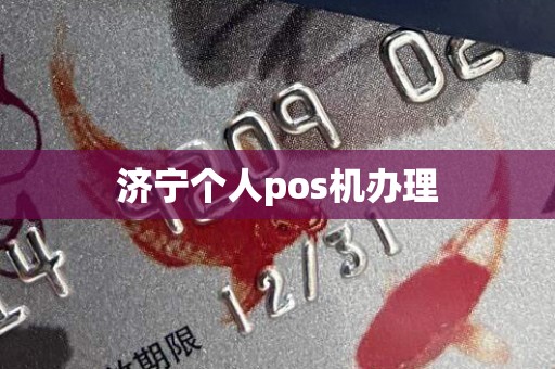 济宁个人pos机办理