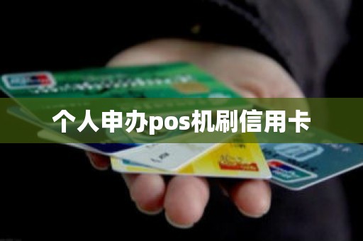 个人申办pos机刷信用卡