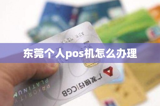 东莞个人pos机怎么办理