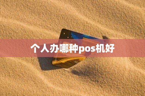 个人办哪种pos机好