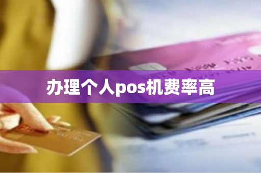 办理个人pos机费率高