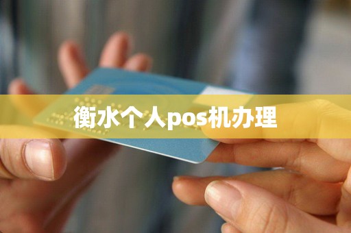 衡水个人pos机办理