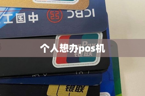 个人想办pos机