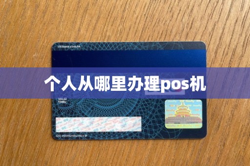 个人从哪里办理pos机