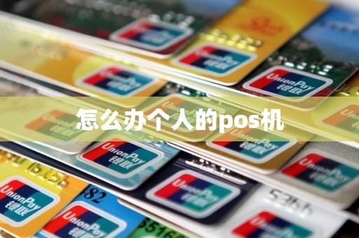 怎么办个人的pos机