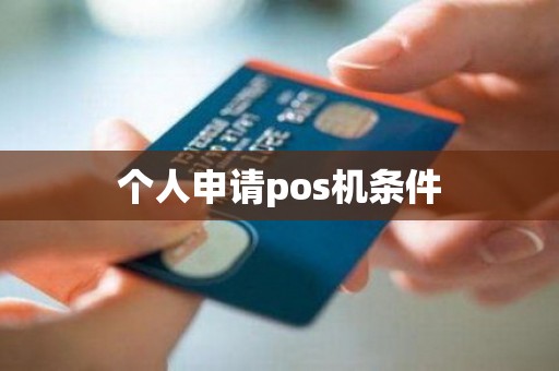 个人申请pos机条件