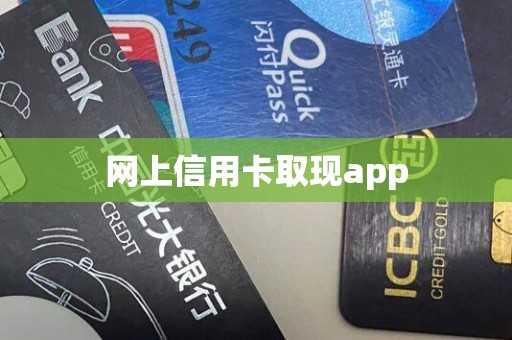 网上信用卡取现app