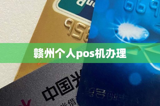 赣州个人pos机办理
