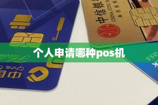 个人申请哪种pos机