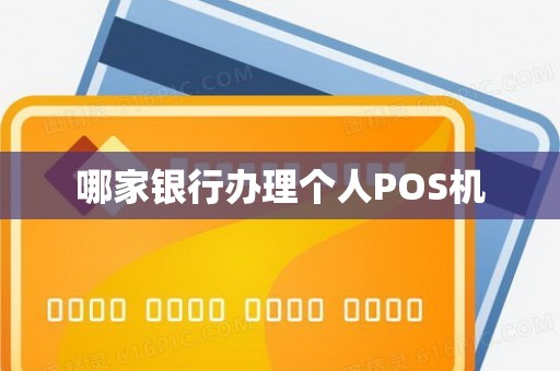 哪家银行办理个人POS机