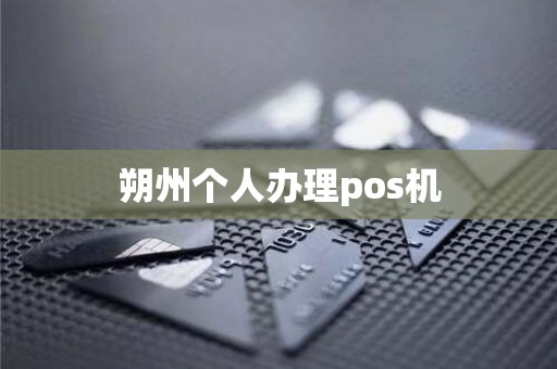 朔州个人办理pos机