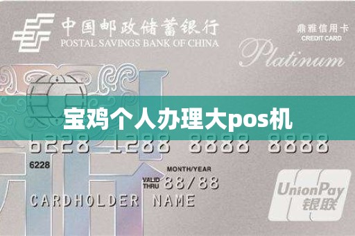 宝鸡个人办理大pos机