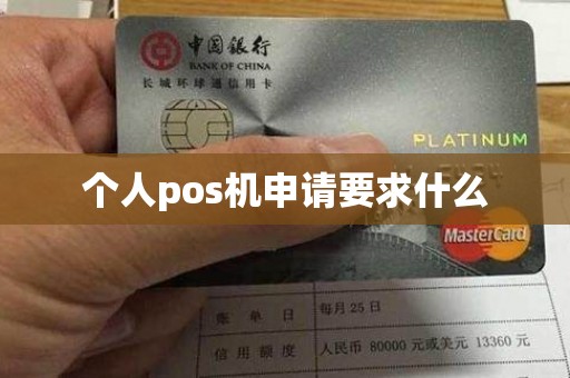 个人pos机申请要求什么