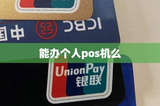 能办个人pos机么