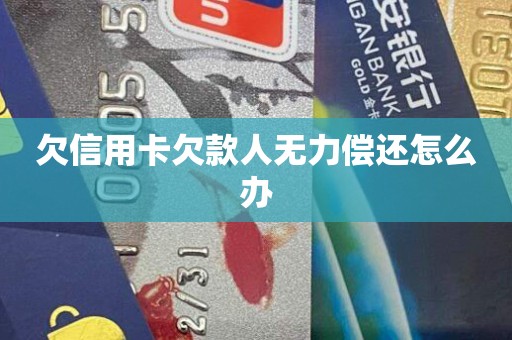 欠信用卡欠款人无力偿还怎么办