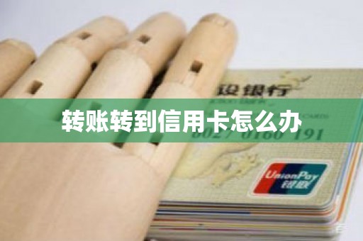 转账转到信用卡怎么办