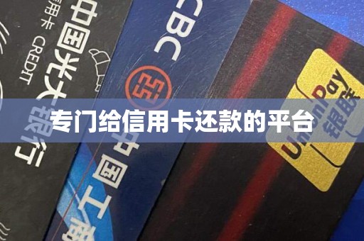 专门给信用卡还款的平台