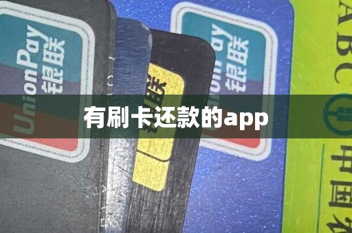 有刷卡还款的app