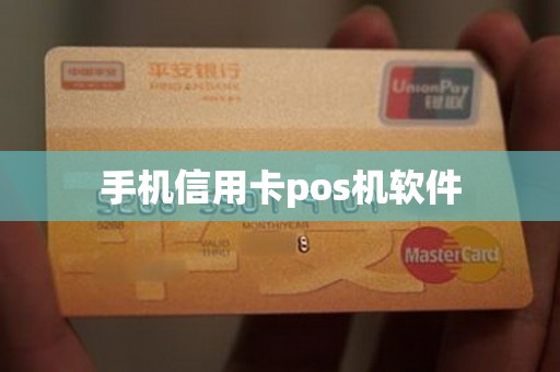 手机信用卡pos机软件