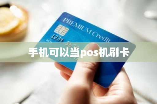手机可以当pos机刷卡