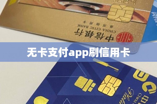 无卡支付app刷信用卡
