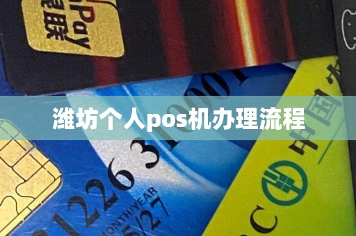 潍坊个人pos机办理流程