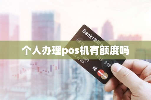 个人办理pos机有额度吗